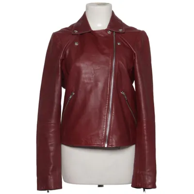 Läderjacka (Röd) från Selected Femme Skinn