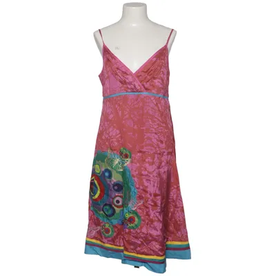 Kjole (Pink, Flerfarvet) fra Desigual Bomuld, Viscose