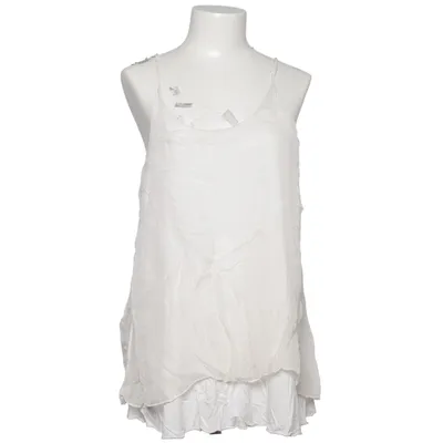 Top (Hvid) fra Aaiko Elastan, Silke, Viscose