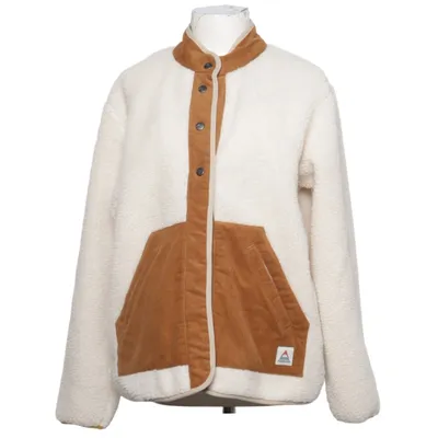 Veste polaire (Blanc, Marron) de Passenger Coton biologique, Coton recyclé, Polyester recyclé