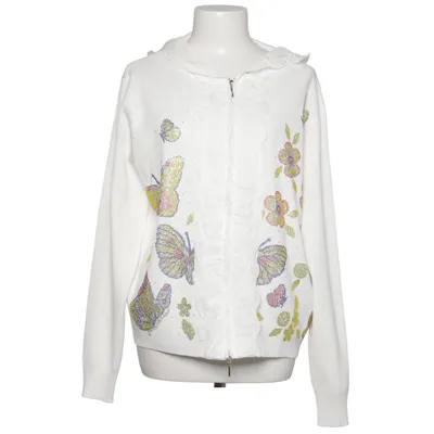 Cardigan (Hvid, Flerfarvet) Polyester, Tencel