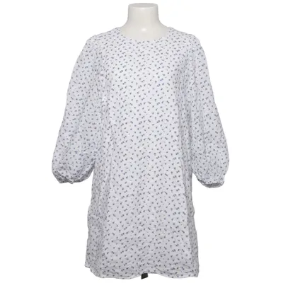 Robe (Blanc, Bleu) de Lewis Melly Coton