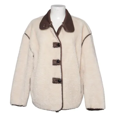 Shearling Jacke (Beige, Braun) von Commense Polyester