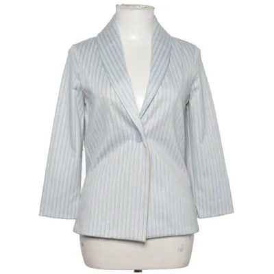 Blazer (Blue, White) from Rich & Royal Elastane, Metallic fiber, Recycled polyester, Viscose