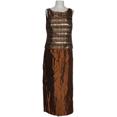 Evening gown (Brown, Multicolored) from Jessica Howard Acetate, Polyester