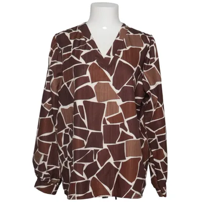 Bluse (Brun, Hvid) fra Pescara Polyester