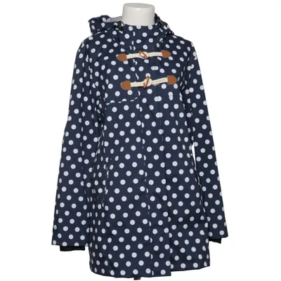 Raincoat (Blue, White) from Blue Flame Polyester, Polyurethane