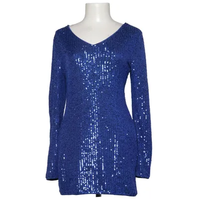 Cocktailklänning (Blå) från Superdown Elastan, Polyester