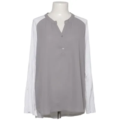 Blouse (Gris, Blanc) de Woman by Tchibo Élasthane, Polyester, Viscose