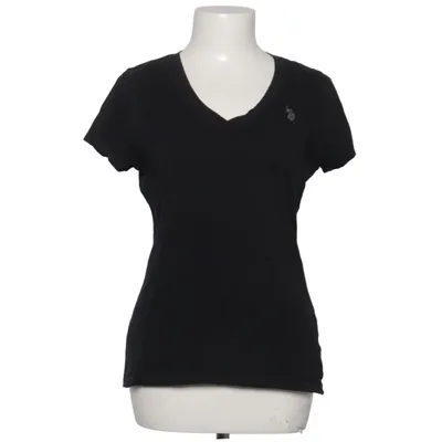 T-shirt (Zwart) van U.S. Polo Assn. Katoen, Elastaan