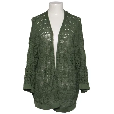 Cardigan (Green) from Shein Curve Polyester