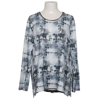 Long sleeve T-shirt (Blue, White, Multicolored) from Lea H. Elastane, Polyester, Viscose