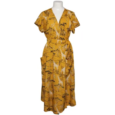 Omlottklänning (Gul) från Influence Polyester