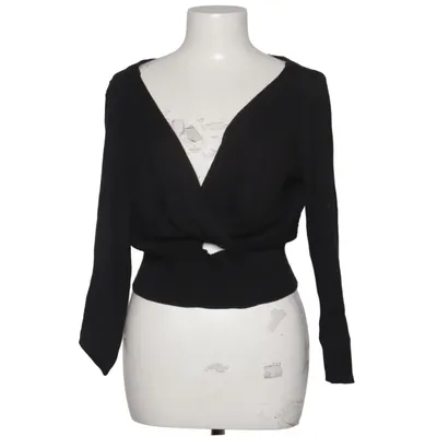 Slå om-cardigan (Sort) fra Free People Bomuld, Polyamid, Viscose