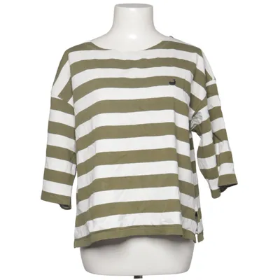 Långärmad t-shirt (Grön, Vit) från TwoThirds Ekologisk bomull