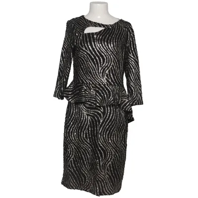 Kleid (Schwarz, Gold) von Alfredo Pauly Elasthan, Polyester