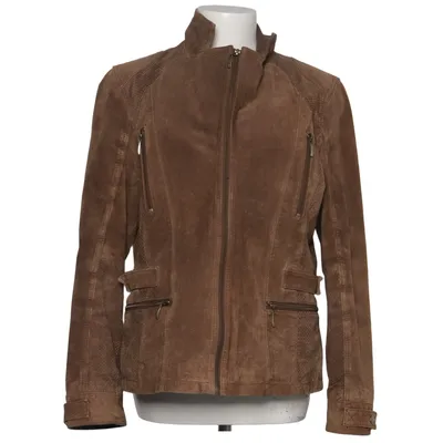 Läderjacka (Brun) från Liberty Woman Skinn, Polyester