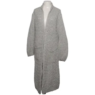 Cardigan (Gray) from Sem Per Lei Alpaca wool, Polyamide