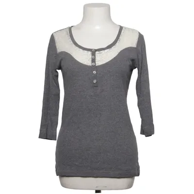Henley Shirt (Grau, Weiß) von ONLY Love Collection