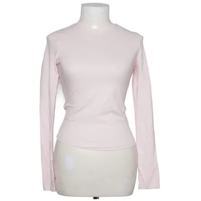 Långärmad t-shirt (Rosa) från Monki Elastan, Ekologisk bomull