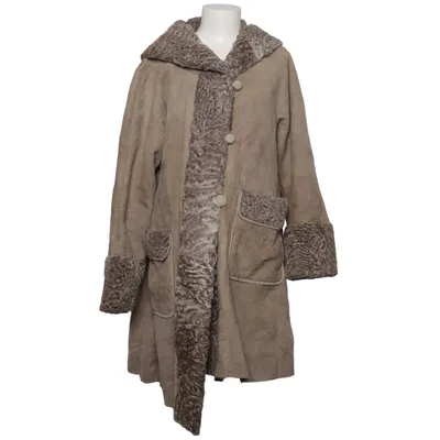 Shearlingjacka (Beige)