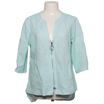 Jacket (Green) from Doris Streich Cotton, Elastane, Linen