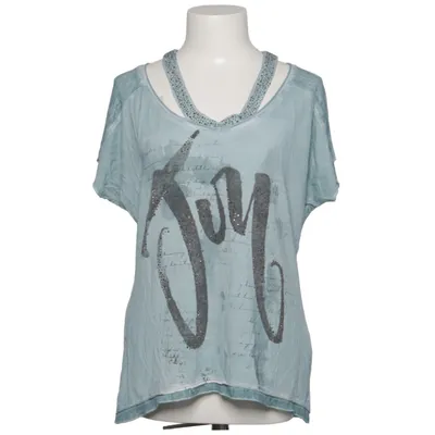 T-shirt (Blå) fra Tredy Bomuld, Polyamid, Viscose