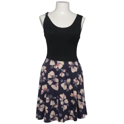 Jurk (Zwart, Blauw, Meerkleurig) van KorMei Elastaan, Viscose