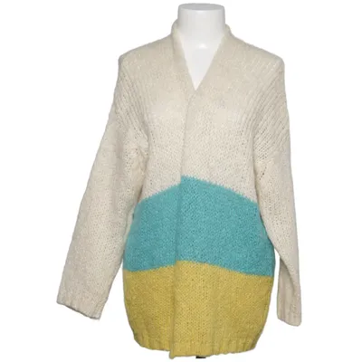 Cardigan (Wit, Blauw, Geel) van J&L Acryl, Alpacawol, Polyamide