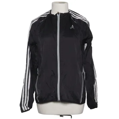 Træningsjakke (Sort, Hvid) fra Adidas Polyamid, Polyester