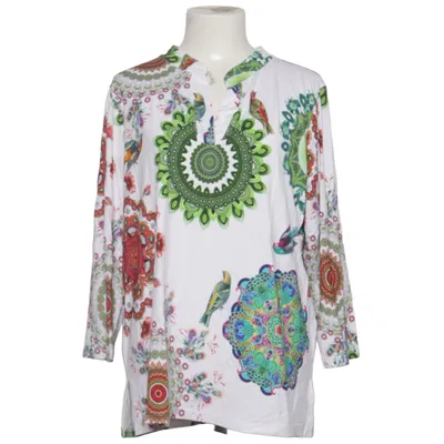 Blus (Vit, Flerfärgad) från New Jersey Elastan, Viskos