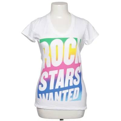 T-shirt (Vit, Flerfärgad) från Rockstars & Angels Bomull