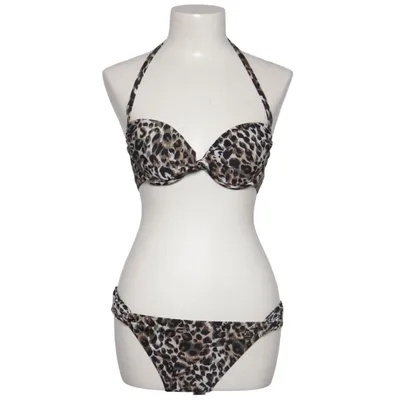 Bikini (Brun, Sort, Beige) fra Lascana Elastan, Polyester