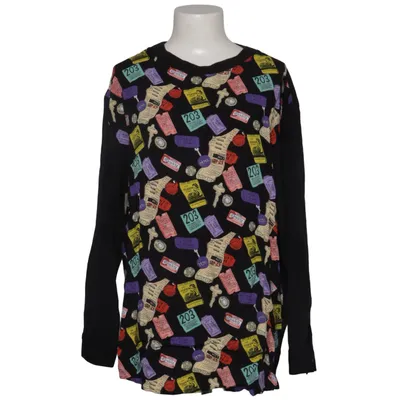 Long sleeve T-shirt (Black, Multicolored) from Company Acrylic, Polyester, Viscose