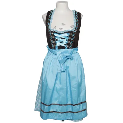 Dirndl (Brun, Blå, Vit) från Fuchs Trachtenmoden Bomull, Polyamid, Polyester