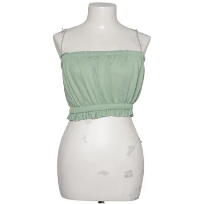 Crop top (Vert) de Zara Collection Élasthane, Polyester