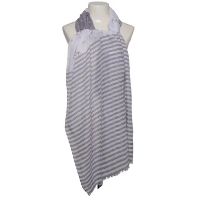 Silketørklæde (Grå, Hvid) fra Scarfs 4 You Polyester, Viscose