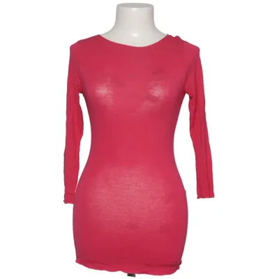 Langærmet t-shirt (Pink) fra Siste's Elastan, Viscose