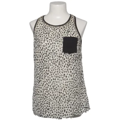 Top (White, Black) from Sophyline Polyester