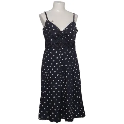 Dress (Black, White) from Luisa Cerano Acetate, Cotton