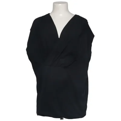 Wrap blouse (Black) from H&M+ Cotton, Elastane
