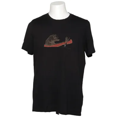 T-shirt (Noir) de Icebreaker Nylon, Laine