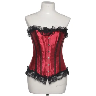 Corset (Rouge, Noir) de Divine Secrets Lingerie Élasthane, Polyester
