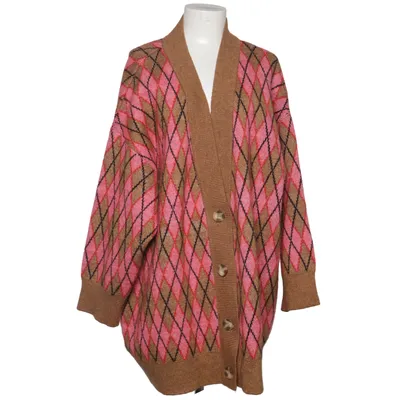 Cardigan (Beige, Pink, Flerfarvet) fra Mango Akryl, Polyester