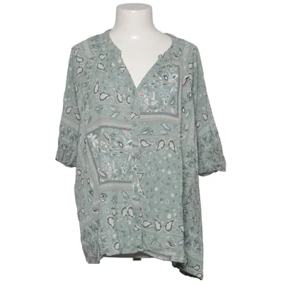 Blouse (Green, Multicolored) from Gina Viscose
