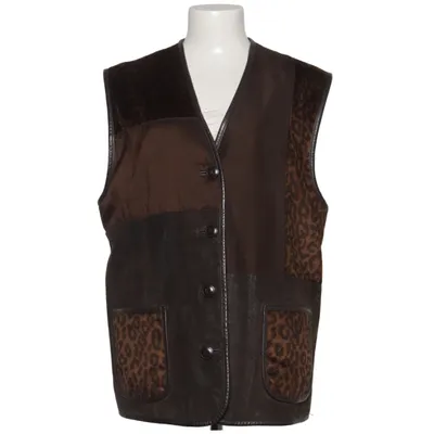 Vest (Brown, Multicolored) from Leather Sound Nylon, Polyester