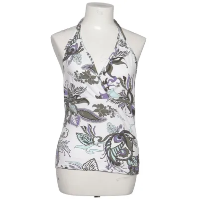 Halterneck top (Hvid, Flerfarvet) fra Tom Tailor Bomuld, Elastan