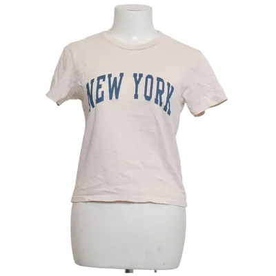 T-shirt (Beige, Blauw) van Brandy Melville Katoen