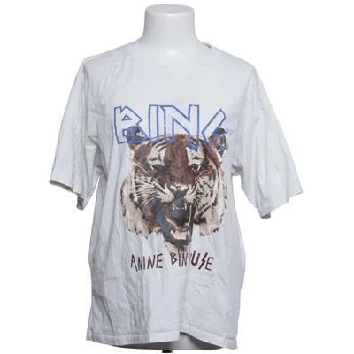T-shirt (Hvid, Flerfarvet) fra Anine Bing Bomuld