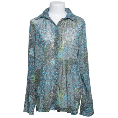 Bluse (Grå, Blå, Grøn, Flerfarvet) fra Wissmach Polyester
